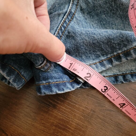 One Teaspoon Denim Boxer Shorts Womens XS Casual Y2K Vintage Contemporary - Picture 7 of 8